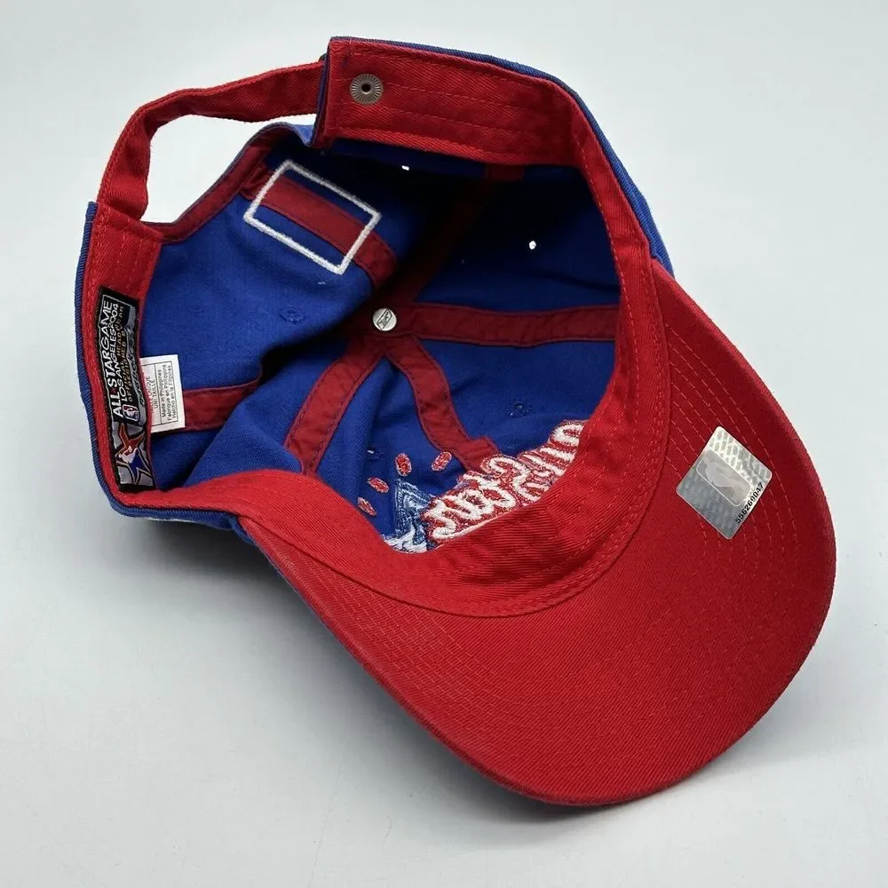 Vintage NBA Basketball Hat Cap Strap Back Blue 2004 All Star Game Los Angeles